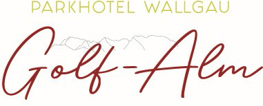 Erleben Sie entspannte Tage im Parkhotel Wallgau Golf-Alm in traumhafter Natur Logo des Parkhotel Wallgau Golf-Alm, das eine idyllische Auszeit in den bayerischen Alpen verspricht, ideal für Naturliebhaber und Erholungssuchende.